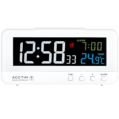 Acctim | Radio Controlled Full Colour Alarm Clock |