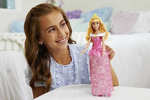 Disney Princess Dolls, New for 2023, Rapunzel Posable Fashion Doll with Sparkling Clothing and Accessories, Disney Movie Toys, HLW03