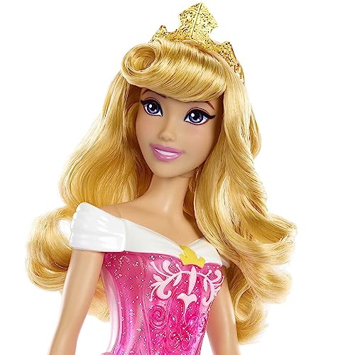 Disney Princess Dolls, New for 2023, Rapunzel Posable Fashion Doll with Sparkling Clothing and Accessories, Disney Movie Toys, HLW03