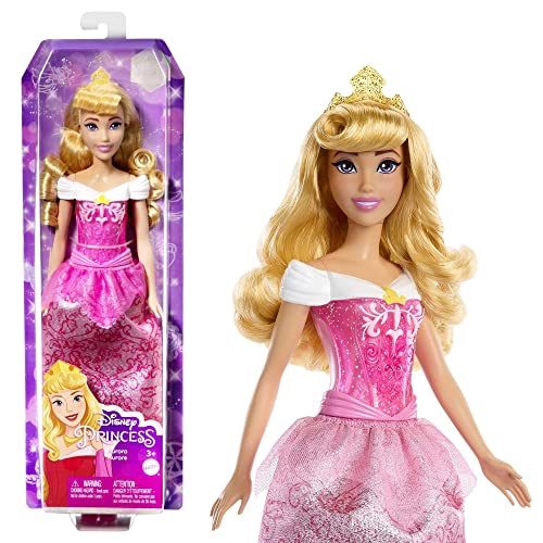 Disney Princess Dolls, New for 2023, Rapunzel Posable Fashion Doll with Sparkling Clothing and Accessories, Disney Movie Toys, HLW03